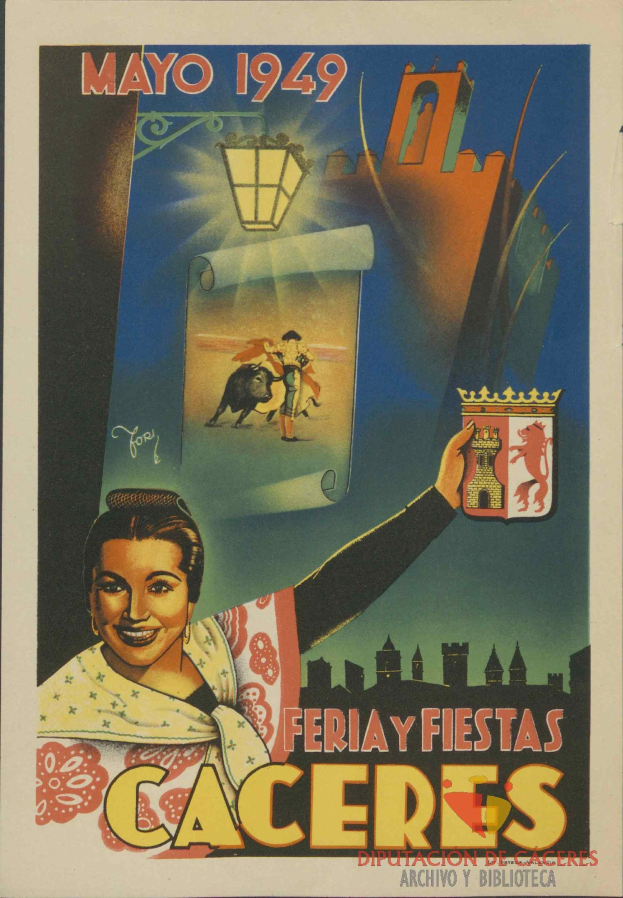 Plakat für ein mexikanisches Festival, das eine Frau mit einem menschlichen Gesicht und Text zu den Festivaldetails zeigt.